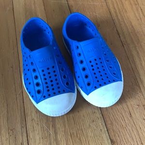 Blue Native slip on shoes